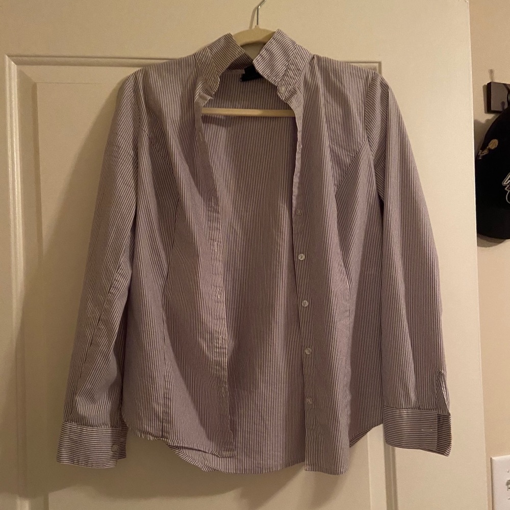 Stripe Dress button up dress shirt.